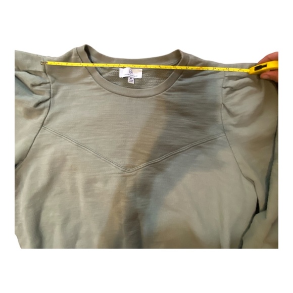 AG Adriano Goldschmied puffsleeve yoke sweatshirt.** Sz XL** - Picture 10 of 16